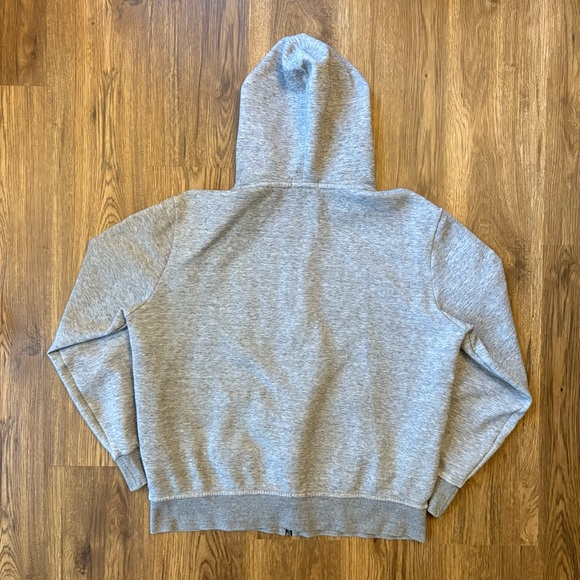 Grey Polo Ralph Lauren Zip Up Hoodie - Picture 2 of 3
